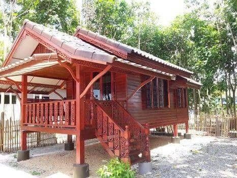 บ้านเดี่ยวเรือนไทยพร้อมเฟอร์นิเจอร์ และที่จอดรถ