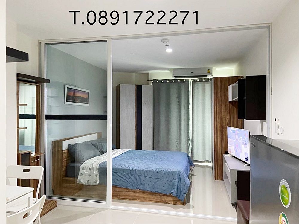 คอนโด อัสสกาญจน์ เพลส ศรีนครินทร์ ใกล้รถไฟฟ้าสีเหลือง หัวหมาก 27.61 ตรม 1 ห้องนอน ชั้น17 ตกแต่งครบ