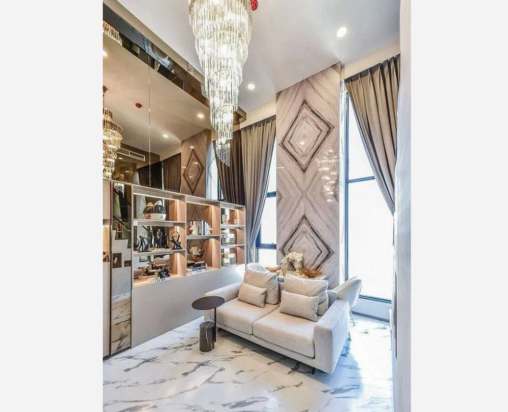 คอนโด พาร์ค ออริจิ้น ราชเทวี Duplex 2 ชั้น 2 ห้องนอน 2 ห้องน้ำ ชั้น29 ตกแต่งครบ