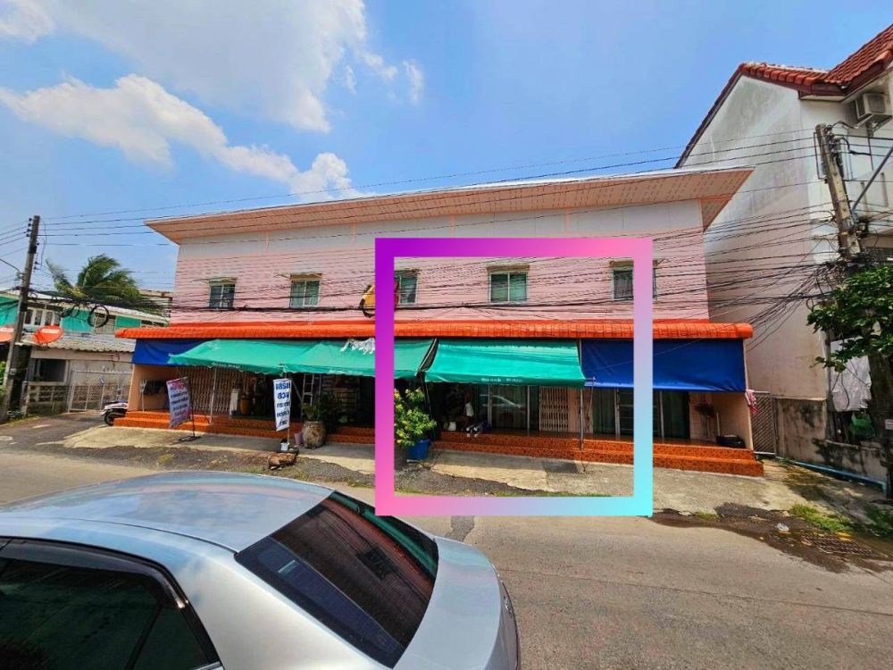 อาคารพาณิชย์ 2 ชั้น 1คูหา ให้เช่าในเมืองพร้อมแอร์และเฟอร์