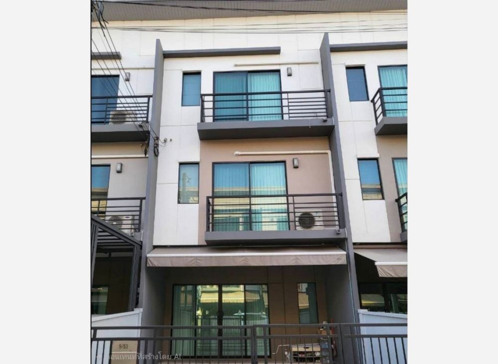 บ้านกลางเมือง รามอินทรา-วัชรพล ทาวน์โฮม 3 ชั้น หน้ากว้าง 5 เมตร 18 ตร.วา 3 นอน 3 น้ำ เฟอร์บิ้วท์อิน