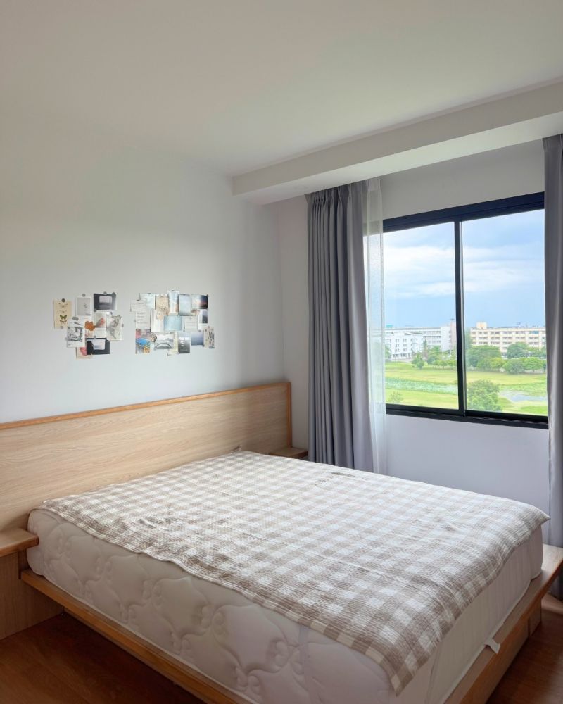 ปล่อยเช่า V Condo Salaya วิวสนามกอล์ฟ เงียบสงบ เป็นส่วนตัว คอนโดใกล้มหิดล พร้อมเข้าอยู่