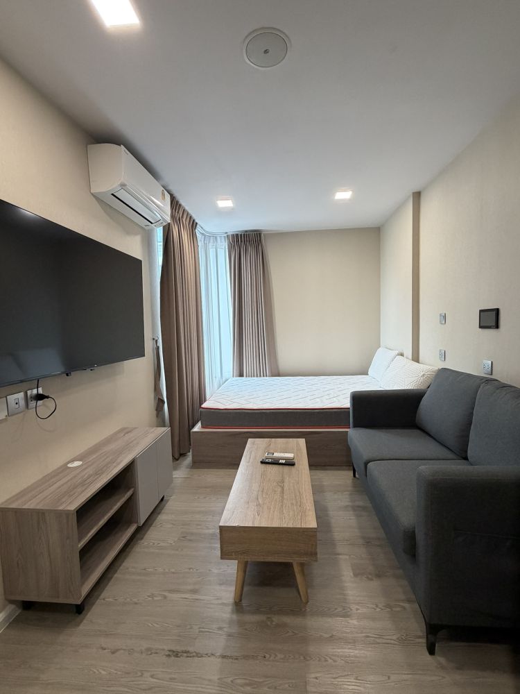 ให้เช่า ห้องสวย Kave Town Colony ติดม.กรุงเทพฯ มีรถกอล์ฟรับส่งถึงมอ