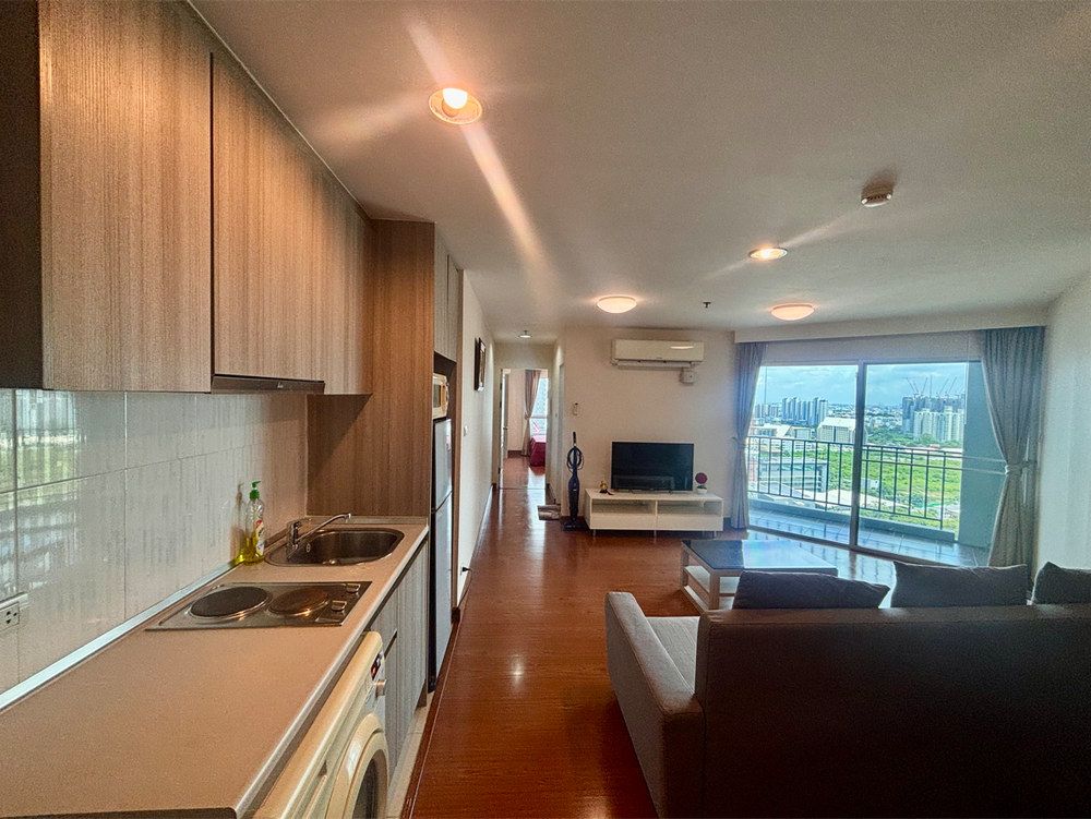 Condo Belle Grand Rama 9 ใกล้ MRT พระราม 9 ขนาด 48.47 ตารางเมตร 1 ห้องนอน ชั้น22 ตึกA2 ตกแต่งครบ